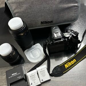 Nikon D3500 DSLR Camera Bundle with 2 Lenses and Accessories